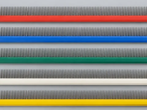 Deretan pin strip mesin tekstil